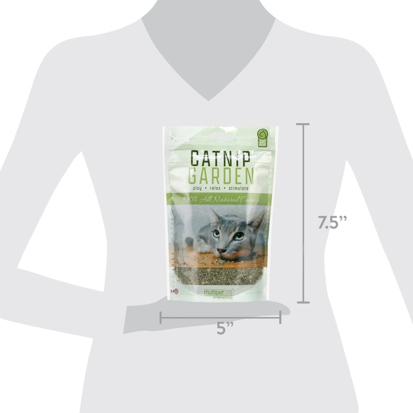 Catnip Garden All Natural Loose Catnip Bag, 1 Ounce